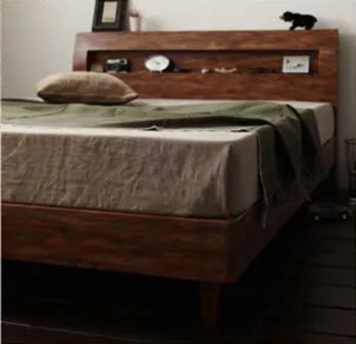 シンプルデザインすのこベッド