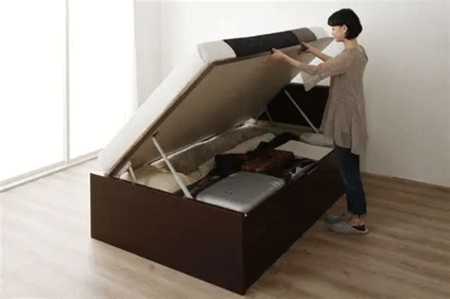 跳ね上げ式ベッド